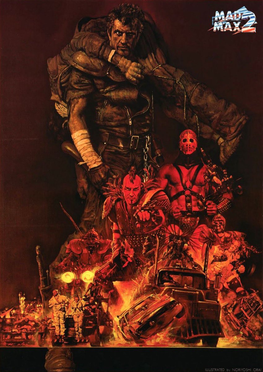 Alternative movie poster for Mad Max 2: The Road Warrior

~ by Noriyoshi Ohrai