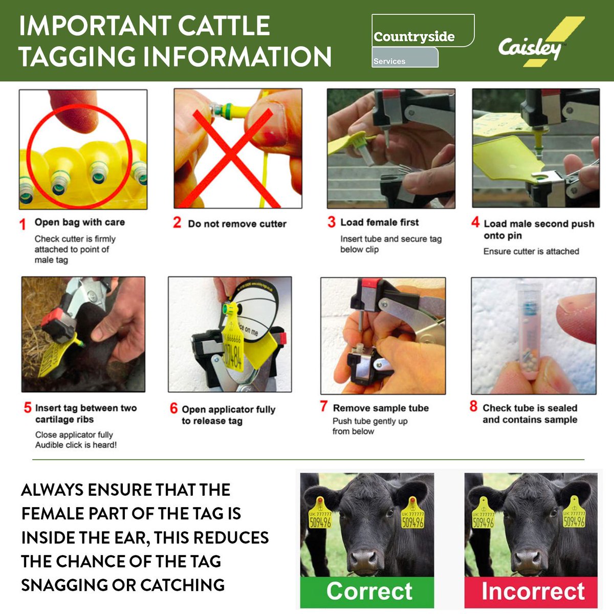 Countryside Services (@cslni) on Twitter photo Why Proper Cattle Tagging Practices Matter
Correct cattle tagging is essential for managing your herd efficiently. Beyond just a requirement, itโs a key part of good farming practices
For more details, call our team on 028 8778 9770 or email info@countrysideservices.com Why Proper Cattle Tagging Practices Matter
Correct cattle tagging is essential for managing your herd efficiently. Beyond just a requirement, itโs a key part of good farming practices
For more details, call our team on 028 8778 9770 or email info@countrysideservices.com
