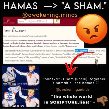 Hamas= A SHAM. A zionist Rothchild's controlled op front group like ISIS-RA-EL (whose leaders were all jewish mossad agents) The perpetual victim needs an impotent enemy &amp; their "opposition" fake "freedom fighters".