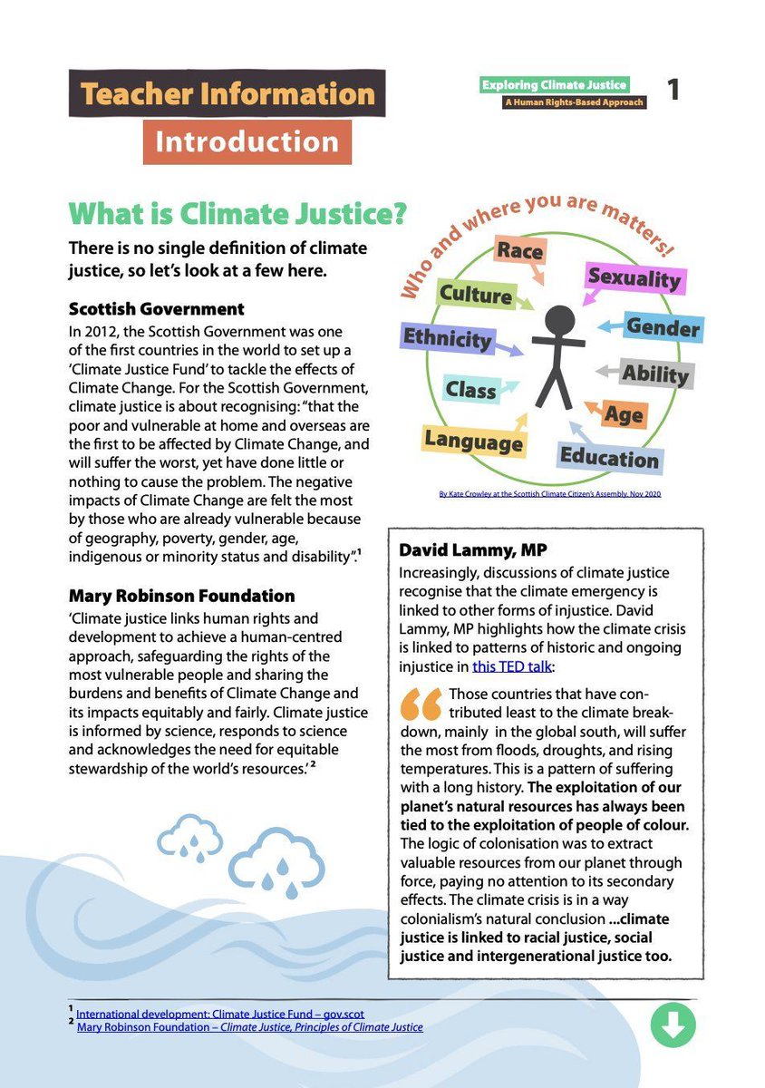 This new resource doesn’t tell young people what to think and do about the Climate Emergency, but provides stimuli for critical thinking, debate and discussion to guide informed action + combat eco-anxiety.  

Linked to CfE and UNCRC. #COP29    

Download: bit.ly/IDEAS-CLIMATEJ…