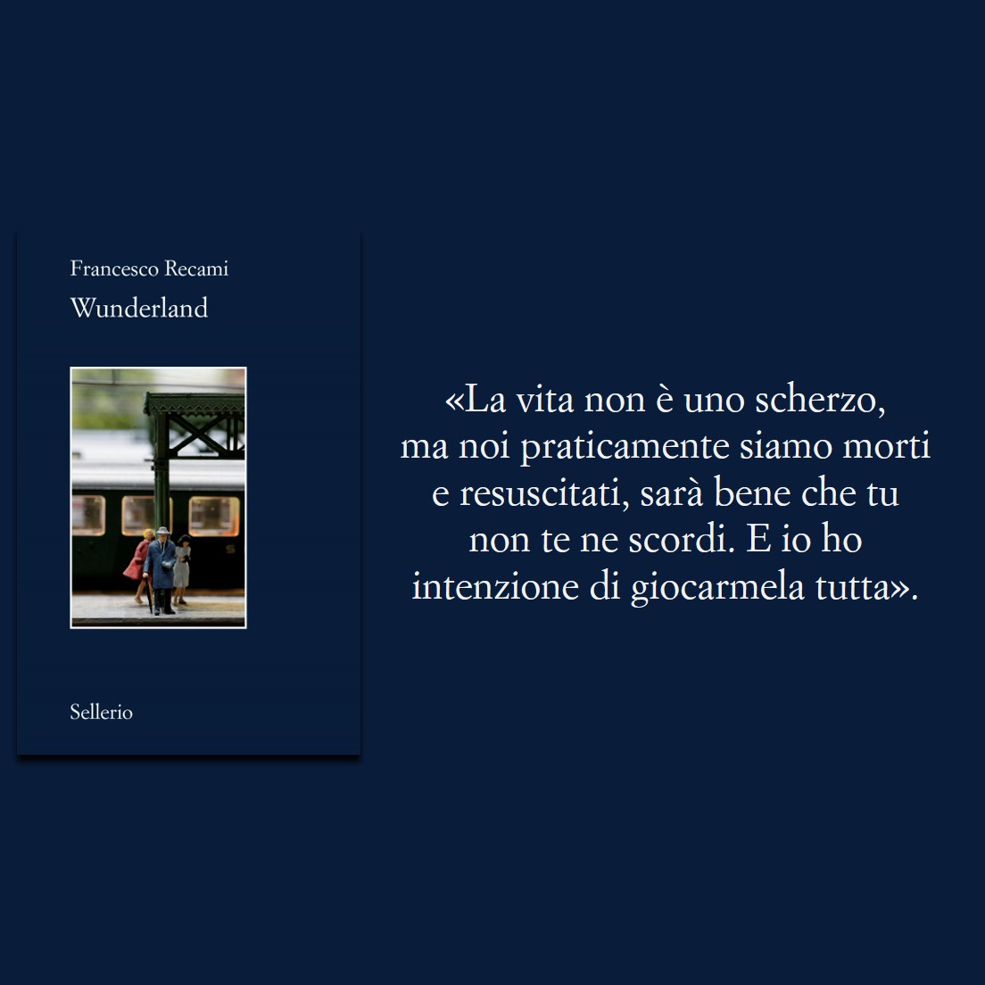 sellerioeditore's tweet photo. La vita non è uno scherzo. Forse.
#Wunderland, il nuovo romanzo di #Recami è in libreria.
Avete iniziato a leggerlo?
https://t.co/QWOE8pTDkQ https://t.co/dNT8jL2c59
