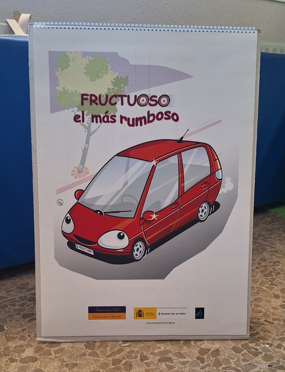 Ha llegado al colegio el cuento "Fructuoso, el más rumboso" para que nuestros alumnos aprendan educación vial de la mano de la <a href="/DGTes/">Dir. Gral. Tráfico</a>