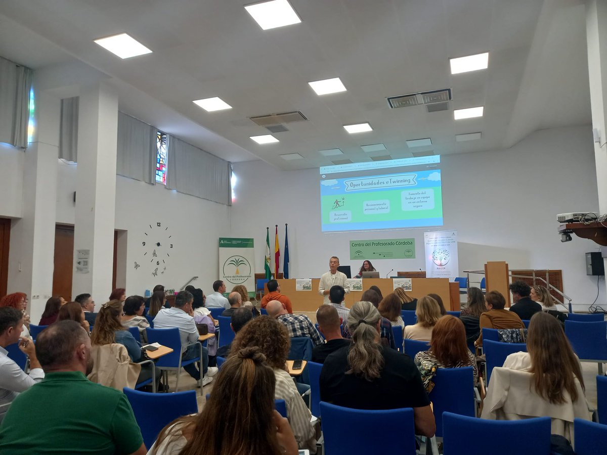 Este viernes he tenido el privilegio de difundir el gran trabajo de <a href="/SALPRO74/">Salvador Páez Rodríguez</a> y su grupo de escuelas rurales en el <a href="/cepcordoba/">CEP Córdoba</a>.
<a href="/eTwinning_es/">eTwinning España</a> debe ser parte activa de este colectivo en el que la inclusión, la apertura y la innovación son un referente.