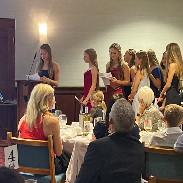 tauntonschool's tweet photo. Last night, the Taunton School swimmers who conquered the Channel celebrated their incredible feat with their families and teachers at Oake Manor Golf Club. πββοΈπ₯ Together they raised an impressive Β£13,000 for the Barnaby Webber Foundation #FindYourExceptional #ExceptionalTogether https://t.co/0xtFYT3VNn