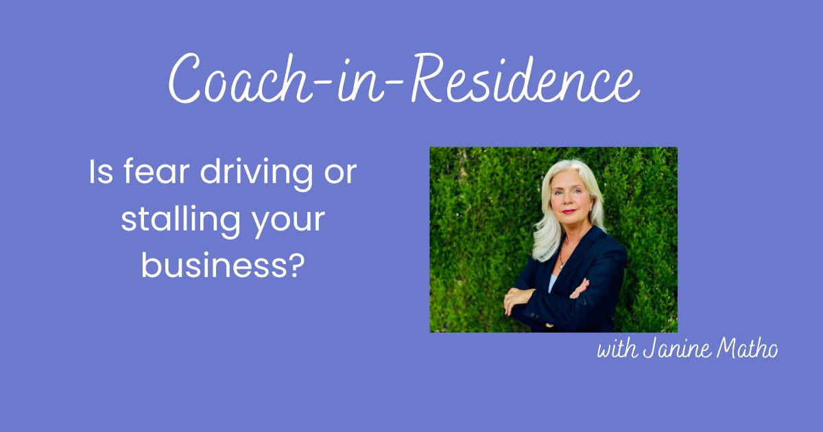 We're so excited for our Coaching Conversation tomorow, with Coach-in-Residence Janine Matho.

It's not too late to join! Members get free access to coaching sessions each month!
👉 Join now at breakthroughlabs.net/community
#femalefounders #womenintech