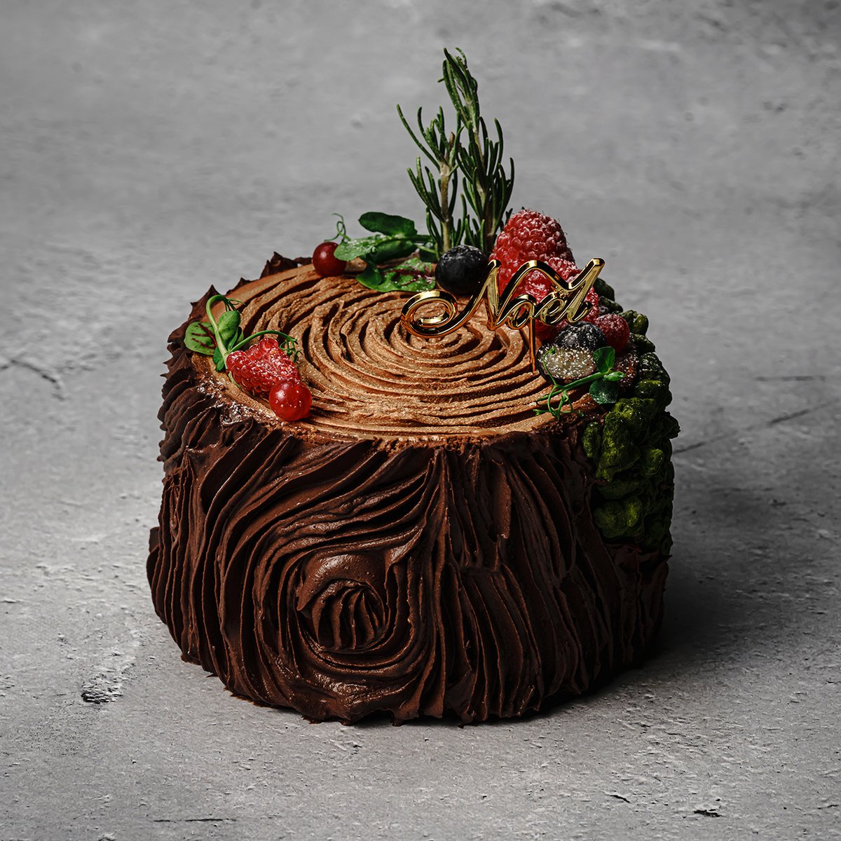 Buche de Noel Chocolat】ブッシュドノエルショコラ 伝統的なケーキを