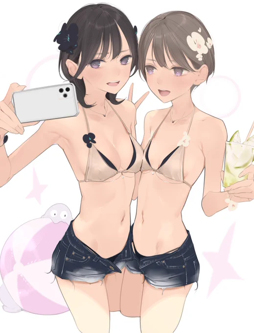 水着デニム 