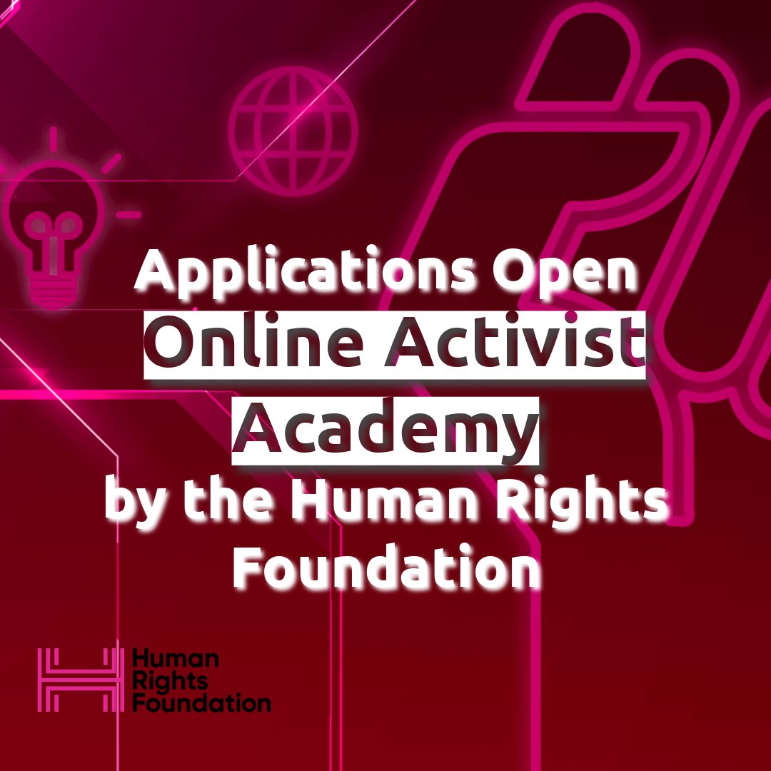 Democracy and Culture Foundation (@demculturefnd) on Twitter photo The <a href="/HRF/">Human Rights Foundation (HRF)</a>'s Online Activist Academy offers a comprehensive, self-paced course to enhance your advocacy skills as a civil society leader or #activist. Secure your spot today by emailing onlineactivistacademy@hrf.org for free access. Deadline: November 15 bit.ly/HRFinfo The <a href="/HRF/">Human Rights Foundation (HRF)</a>'s Online Activist Academy offers a comprehensive, self-paced course to enhance your advocacy skills as a civil society leader or #activist. Secure your spot today by emailing onlineactivistacademy@hrf.org for free access. Deadline: November 15 bit.ly/HRFinfo