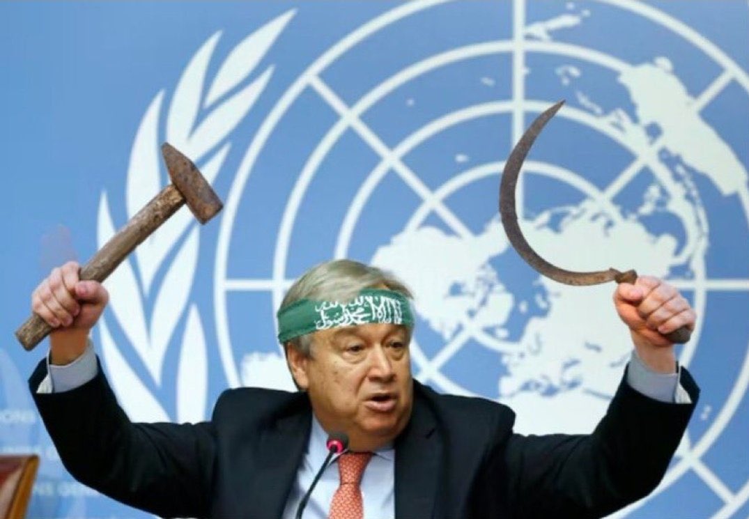 LifeInFairway's tweet photo. @Israel_katz @antonioguterres https://t.co/J7XRQQTuZt