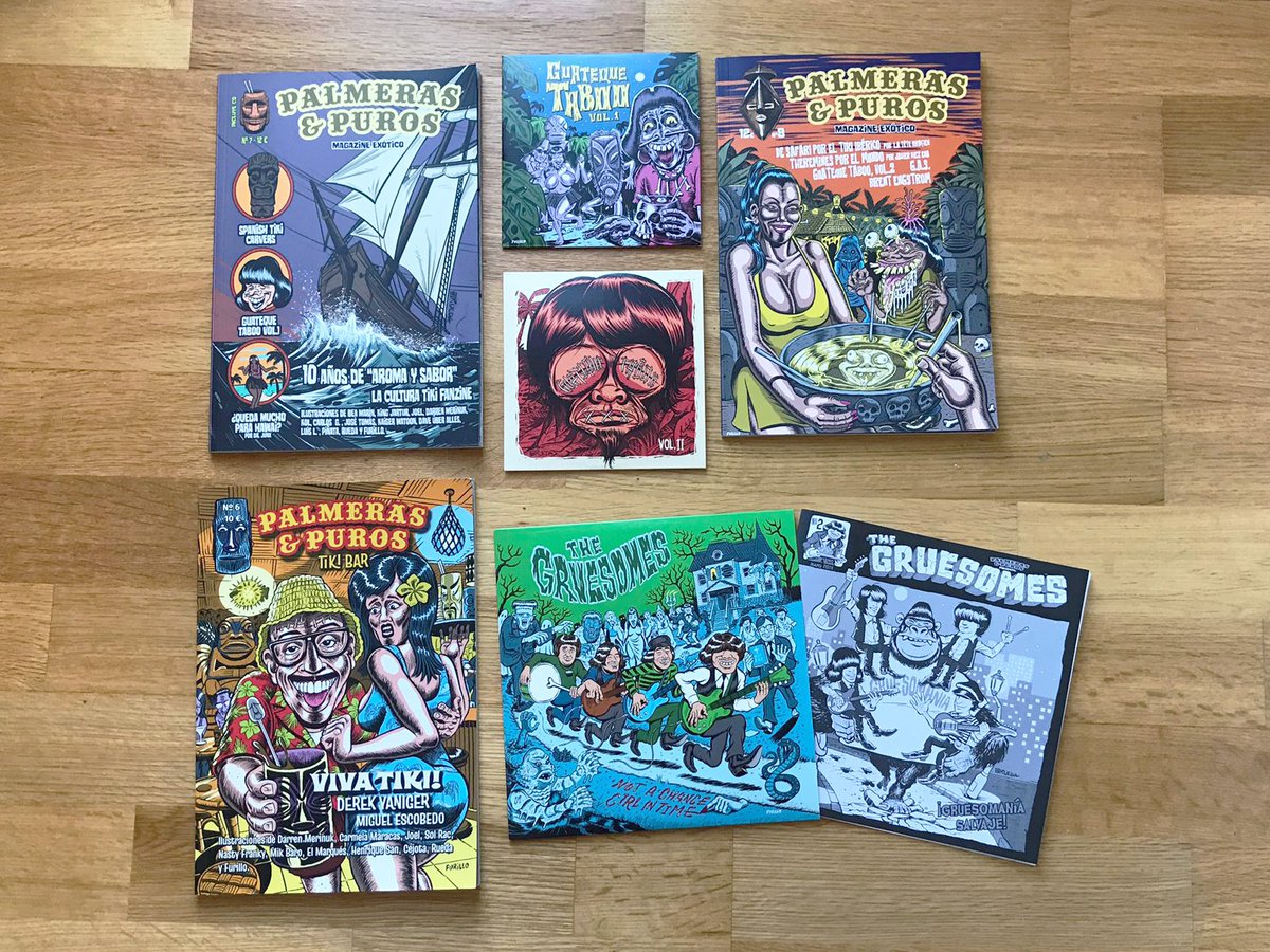 En la factoría de <a href="/palmerasypuros/">Palmeras y Puros</a> estamos ultimando nuestro nuevo número, otro clímax de exotismo, rock and roll y desvaríos tropicales, que aparecerá a finales de año. ¡Si quieren completar su colección apúrense, quedan pocos ejemplares de nuestras anteriores referencias!