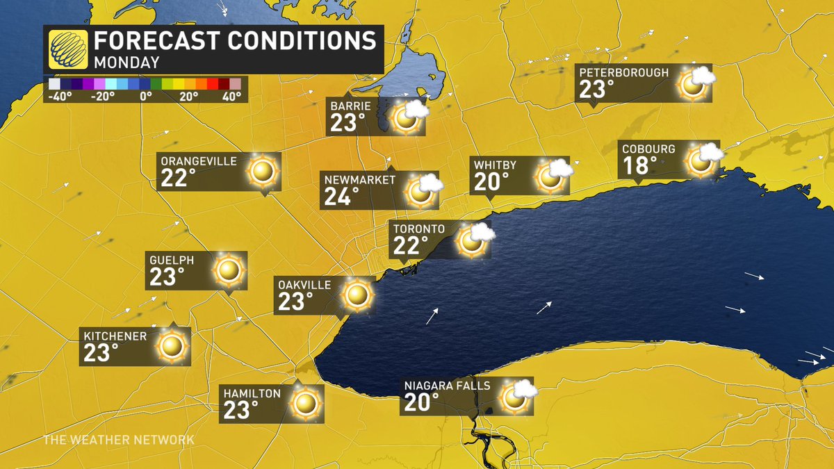 Spectacular fall weather again today! Chilly start but temps quickly rebound with sunshine &amp; little wind; One of the best weather weekends of the year - sunny &amp; temps typical of September; Sunny &amp; very warm early next week! Showers develop Wed.; Cooler (seasonal) late week #onwx