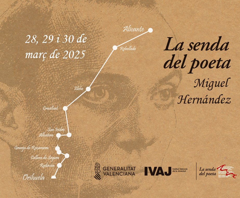 GVAivaj's tweet photo. Apunta't la data!! 📆 28, 29 i 30 de març de 2025 tens una cita amb una experiència única, plena de poesia i naturalesa! No t'ho pots perdre!! #LaSendadelPoeta #IVAJ #Joventut #Juventud https://t.co/Ab15hoY9ZR