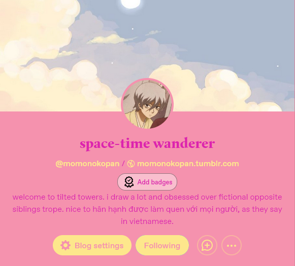 i'm on both tumblr and bsky!