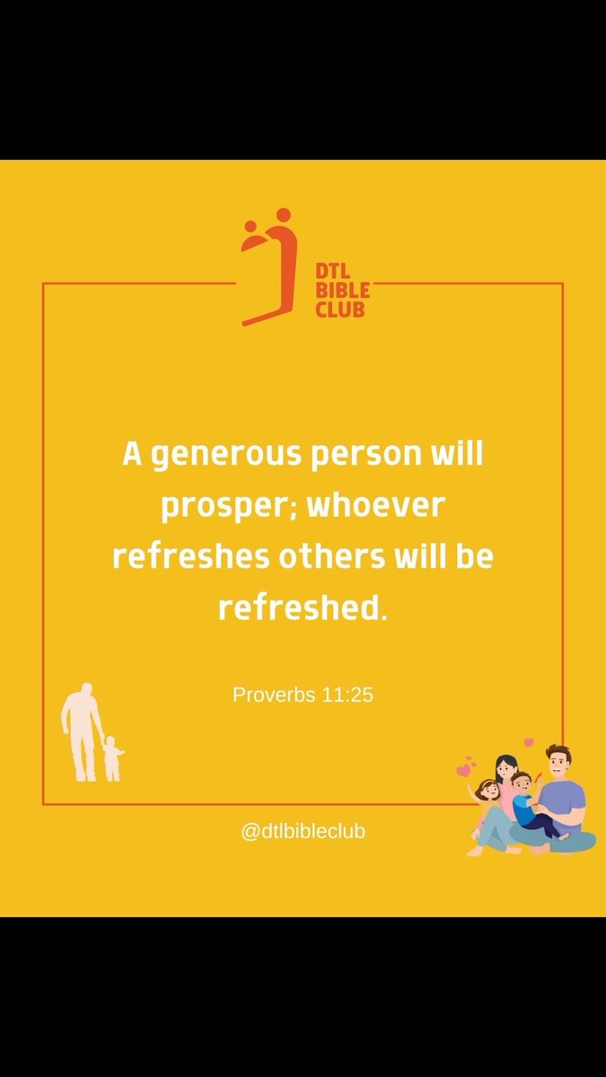 dtlbibleclub_'s tweet photo. Today’s Bible Tip-
Generosity is more than an act; it's a principle of God's Kingdom.
What does this verse mean to you? Share your insights with us in the comments below!
#DTLBibleClub #BibleWisdom #Proverbs11 #Generosity #WordOfGod #BibleVerse #ScriptureSays #KingdomPrinciples https://t.co/PL7ruiKtxR