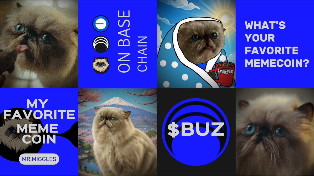 My favorite memecoin is Mr. miggles! With a growing community, #MIGGLES is  a cat meme coin that represents a humorous and playful approach to the  cryptocurrency universe built on the base chain.