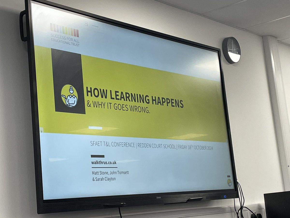 Sanders_Draper's tweet photo. All of our staff &amp; staff across @SFAET_Havering are immersed in training as part of our annual conferences.  A wealth of speakers as we all look to improve our practice &amp; the learning experience of our children. @WALKTHRUs_5 @johntomsett @MattTeachCoach https://t.co/whWHNfRApA