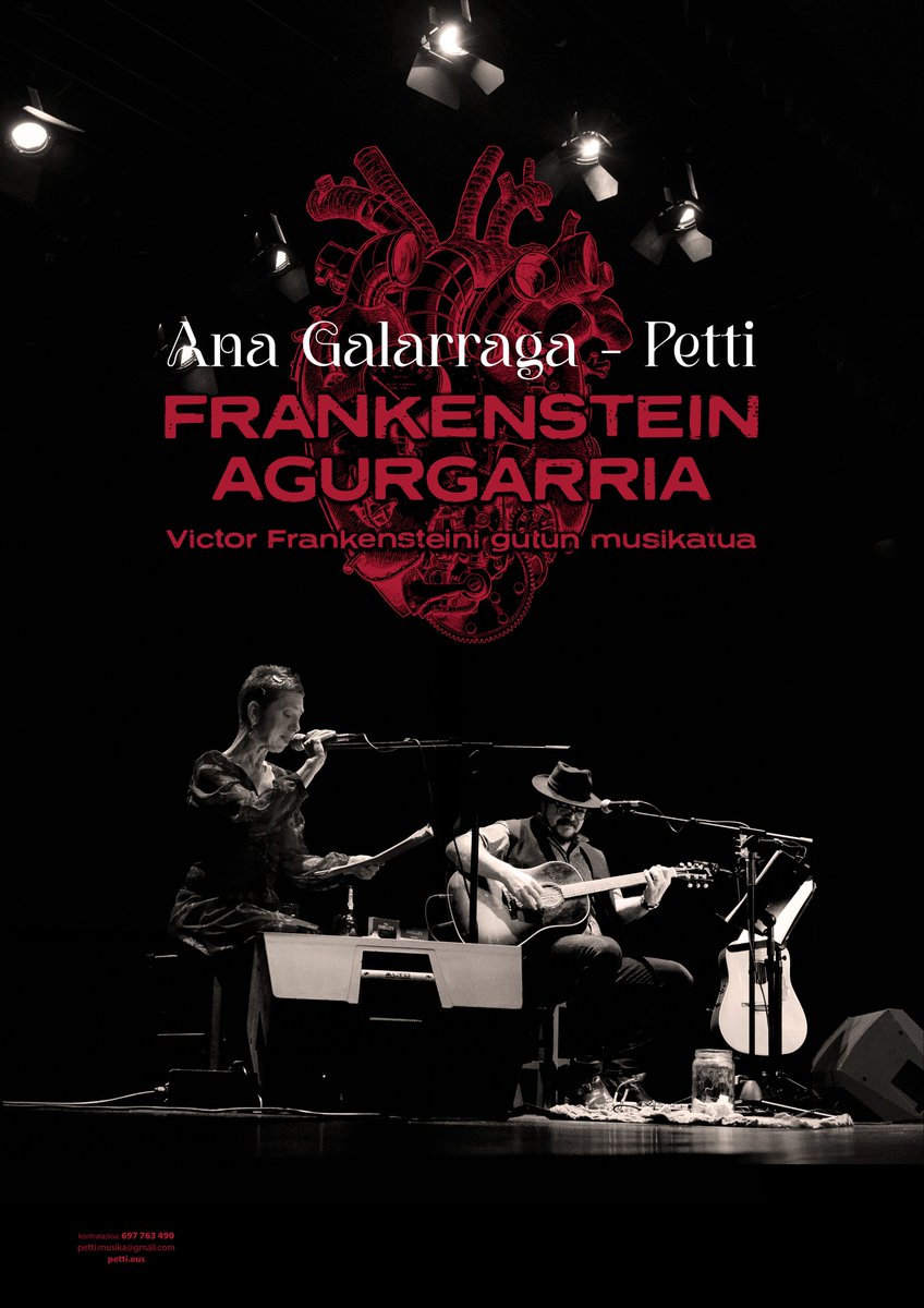 ❤️‍🔥...Eta oholtza gainean gorpuztuko dugu "Frankenstein agurgarria"
🗓️Lehen emanaldia Gau Beltzean izango da, urriaren 31n, 20:00etan, <a href="/HondarribiaUdal/">Hondarribiko Udala</a>-eko Alde Zaharreko kulturetxean
🍷Munstro, mamu eta bazterreko kreatura guztiak gonbidatuta zaudete...
petti.eus