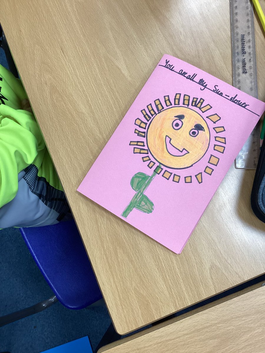 DSATBadgerbrook's tweet photo. In Squirrel class we have been creating cards poems to brighten someone’s day for Go Bright for Bodie. The whole class have come in bright and colourful clothes for the Bodie Hodges Foundation. https://t.co/0OYUafQhBw
