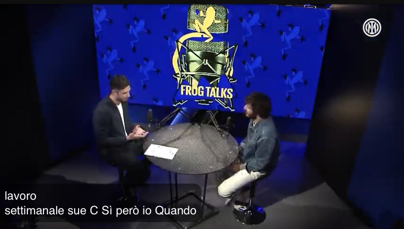 Francy18s's tweet image. Ascoltando @pierspollon aka strepitoso tifoso interista aka ospite perfetto per la quinta puntata di #FrogTalks ✨
#Spollondì #Spollonverso #SpollonversoLuniversoPiùMagicoCheCè