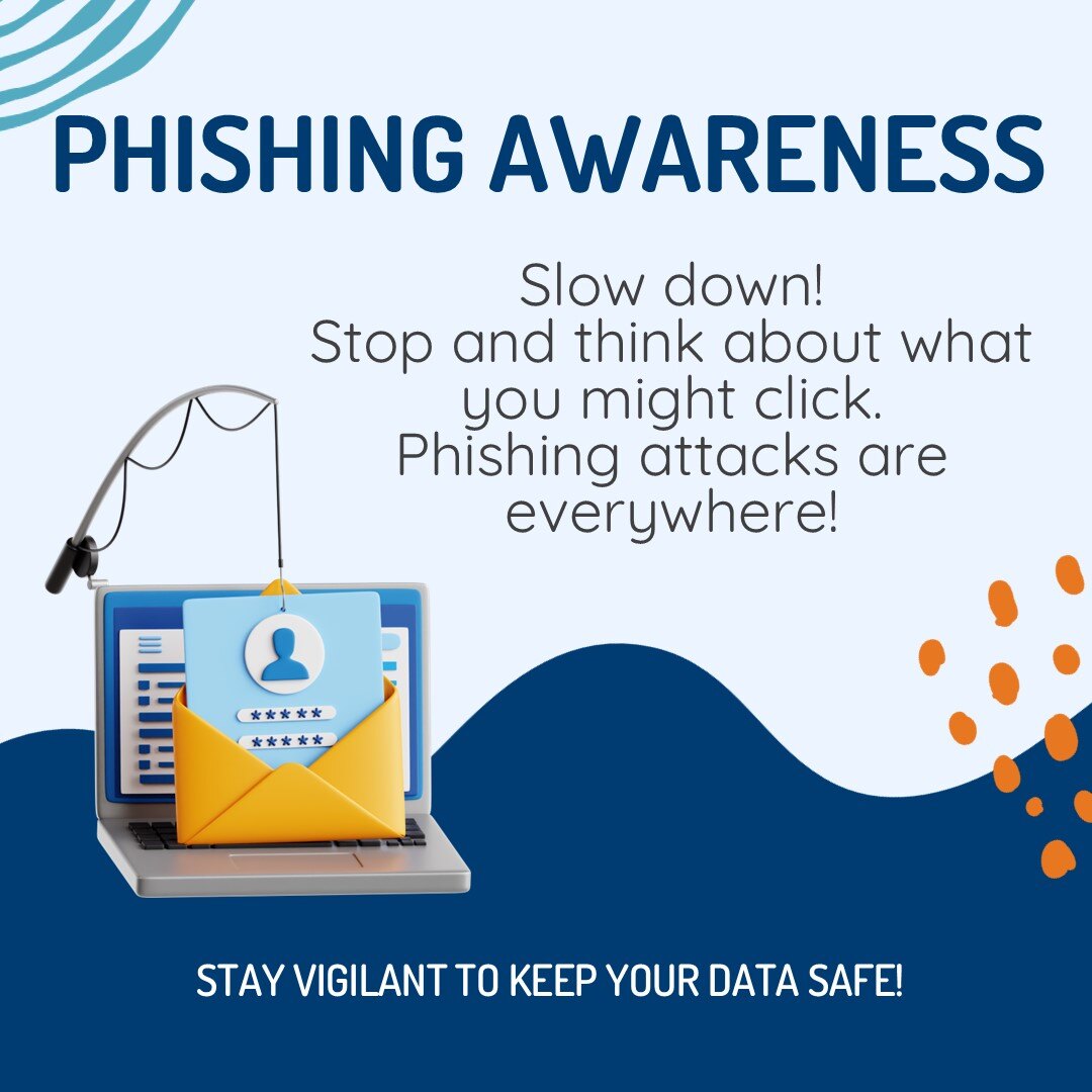 theamegroup's tweet photo. Don’t fall for phishing scams! 🐟 Always verify the sender and avoid clicking on suspicious links. 🚫 Stay alert. 

👉 We can help protect your business from phishing. 

#PhishingScams #CyberAwareness #OnlineSafety #NationalCybersecurityAwarenessMonth https://t.co/bMoaD2Oa7t