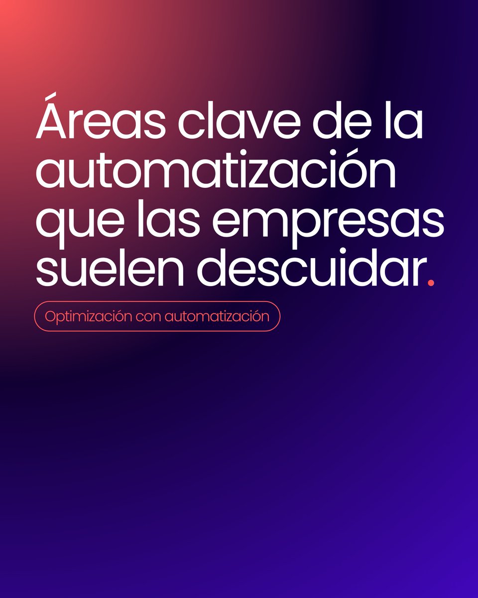 ceroonetech's tweet photo. ¡La automatización es el corazón de la eficiencia empresarial! 🔧 

Pero hay áreas importantes que muchas empresas pasan por alto. Aquí te mostramos 3 áreas clave que pueden beneficiarse enormemente de la automatización. 👇🏽 https://t.co/83KUuo8MUy
