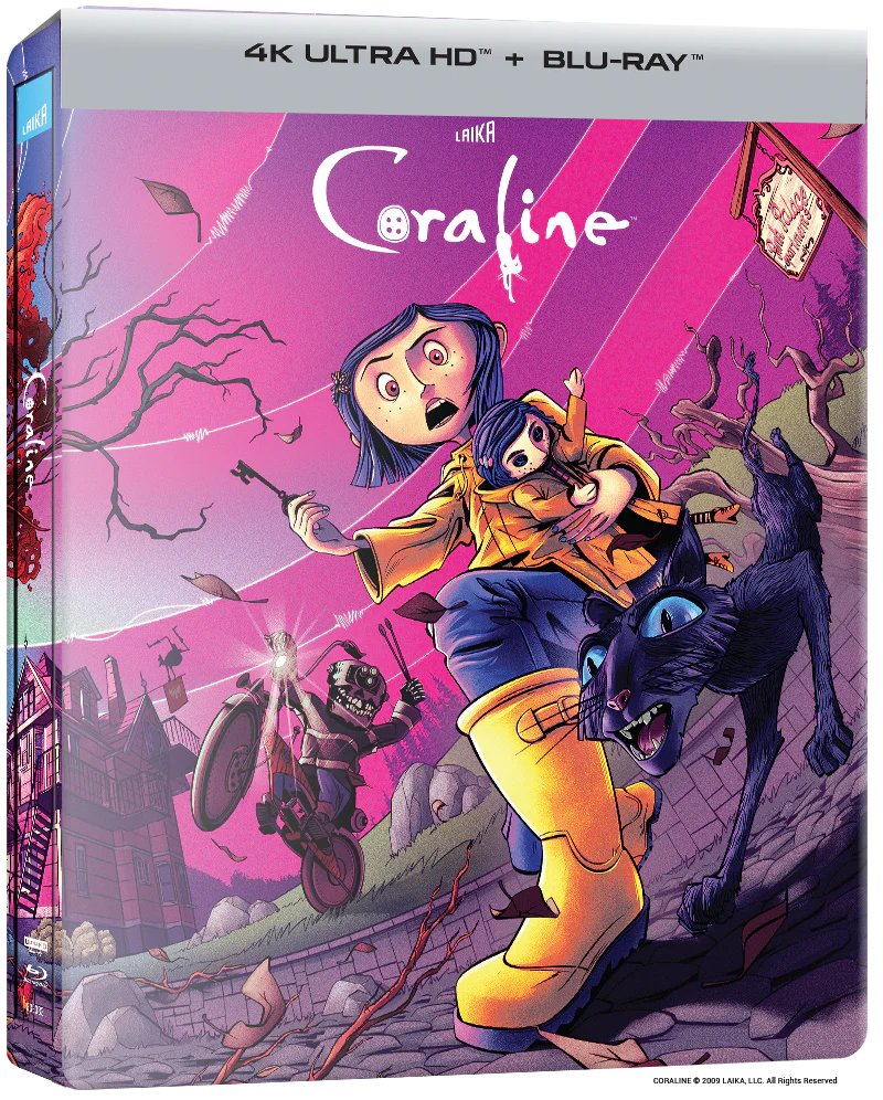 hdnumerique's tweet photo. 🎉🚨 Préparez-vous ! Les dates de sortie pour l'ensemble des titres #Laika sont connues 🇫🇷 :
ℹ️➡️https://t.co/kIIvEEJW0h
🌟 Les #Steelbooks #4K #UHD #Bluray arriveront :
- Le 27 novembre pour :
🧵 #Coraline
🎩 Les #Boxtrolls
- Le 11 décembre pour :
👀 L'Étrange Pouvoir de Norman
🎑 #Kubo et l'Armure Magique
🔥 Précommandes ouvertes, visuels dévoilés ! ⬇️⬇️⬇️