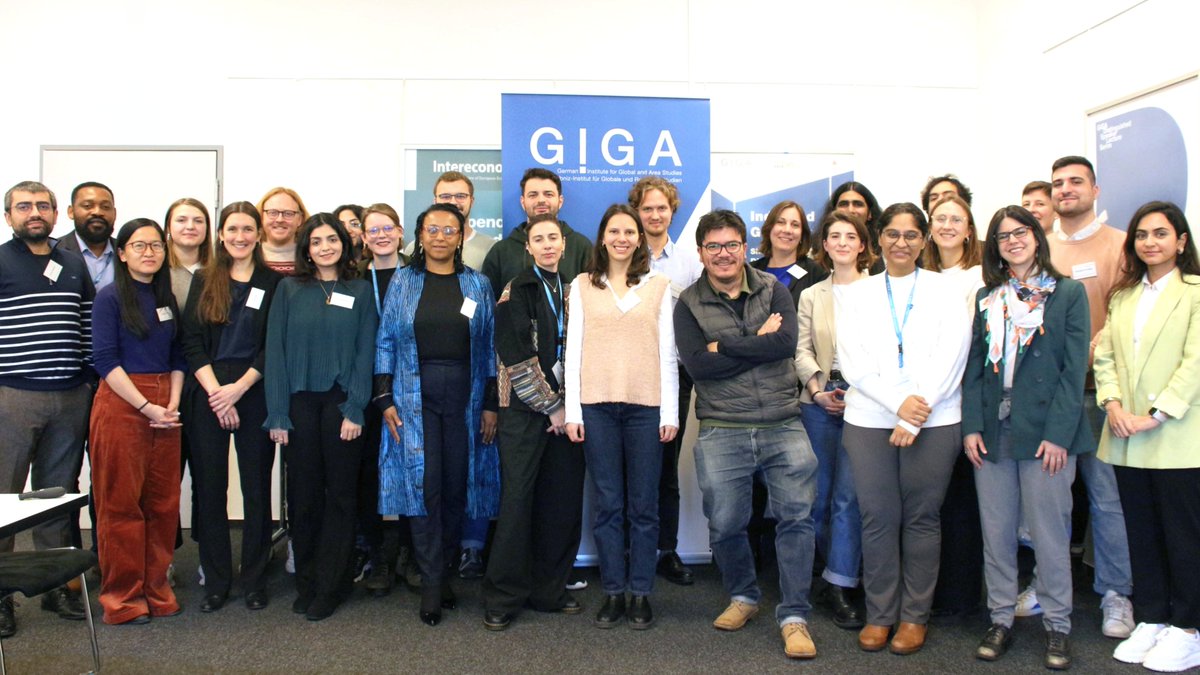 GIGA_Institute's tweet photo. A big thank-you to all participants and panelists for making the Doctoral Researchers' Conference a success! Special thanks to the organisers @IndiK21, @MiraDemirdirek, and @RipplingerAlina. Let’s continue pushing for fairer and more responsible global research partnerships! https://t.co/cf7ZX0wBhE