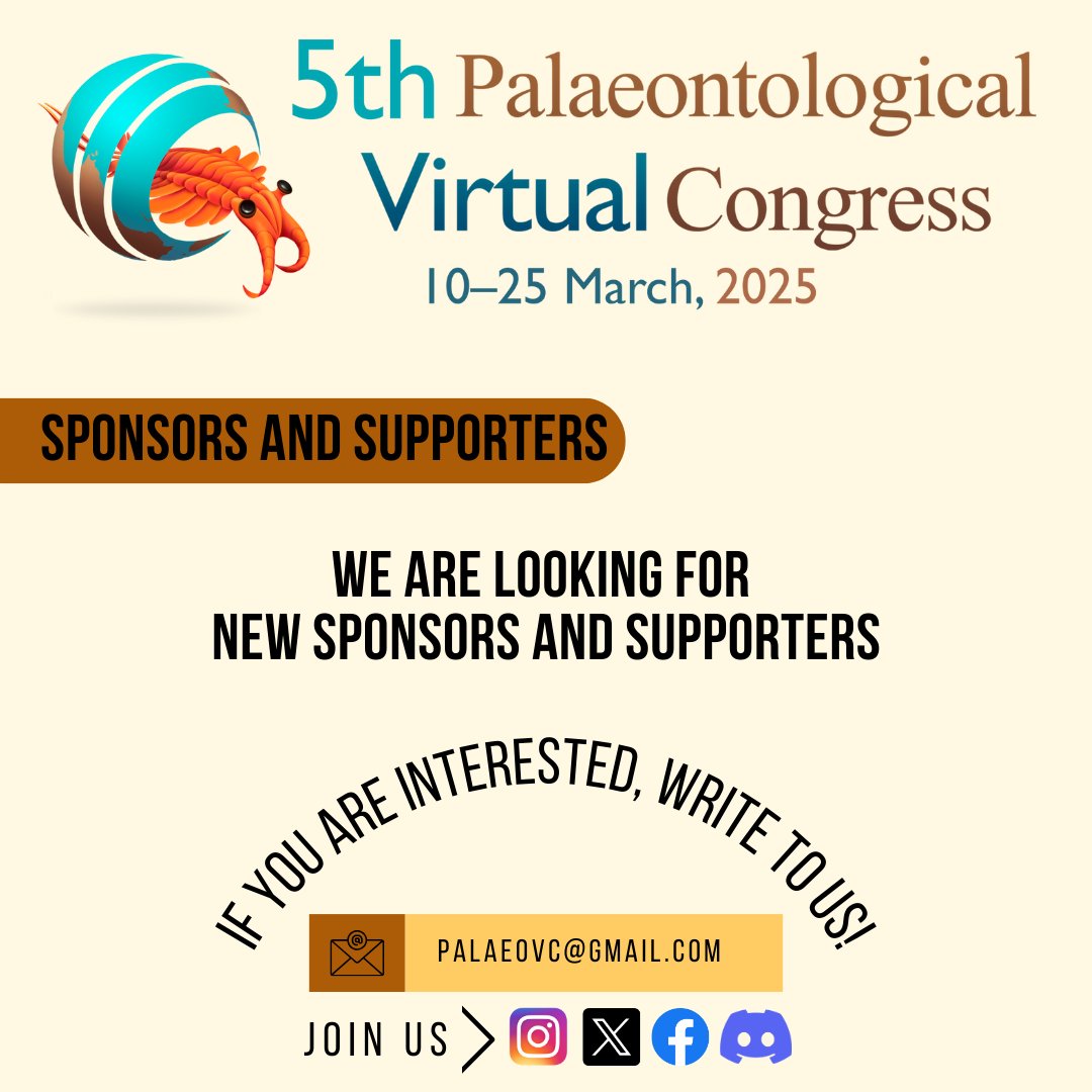 5th Palaeontological Virtual Congress tweet media