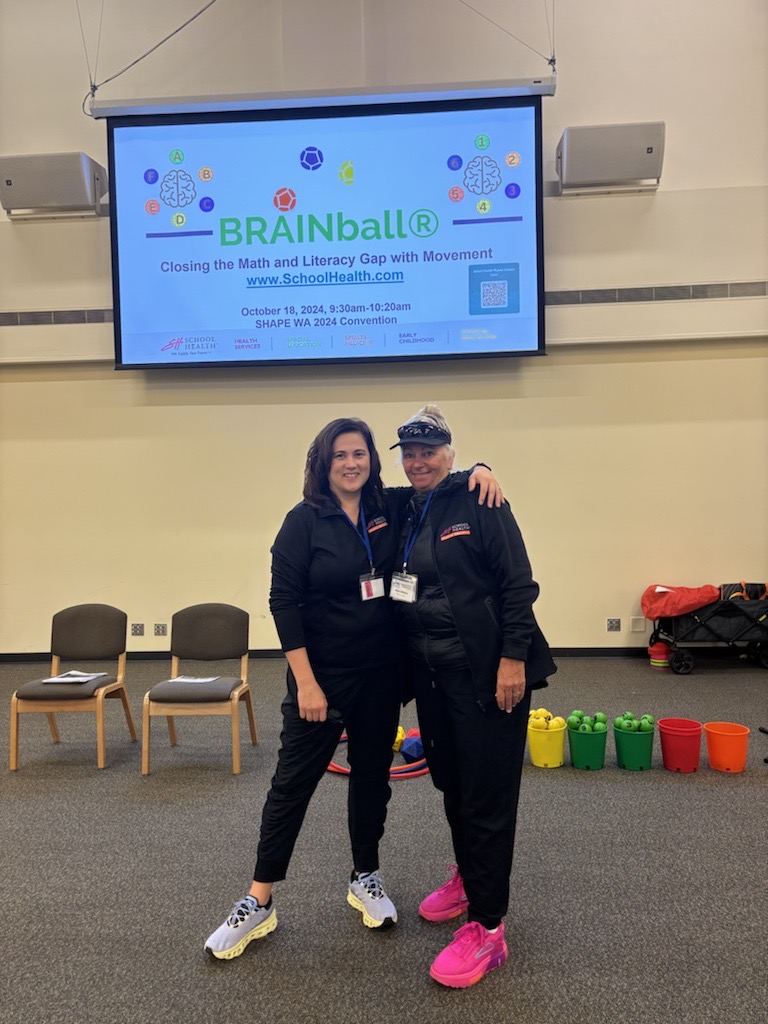 rtmshphysed's tweet photo. @SHPhysEd @cparks4pe @PElsdunn Super thankful for @PElsdunn and @cparks4pe sharing #BRAINball with @SHAPEWA attendees this morning. Throw, catch, kick cross-curricular content in PE! https://t.co/abFVWZTRZQ