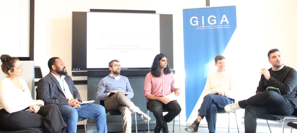 GIGA_Institute's tweet photo. The Doctoral Researchers' Conference at the #GIGA wrapped up with an insightful panel summarising key lessons on tackling structural obstacles, addressing resource gaps, and fostering equality. One key takeaway: We must remain critically aware of #ColonialLegacies! https://t.co/zDCtxqe0Us