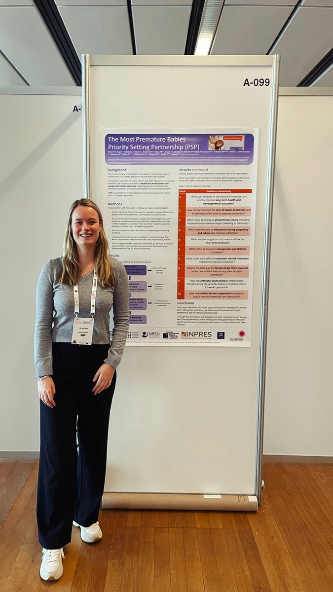 livray_'s tweet image. Great day at #EAPS2024 @EAPSCongress
Proud to represent @MostPremBabies
as a person with lived experience, and a great opportunity to meet my team from far and wide 🇦🇺 🇬🇧
Also pleased for recent project on delivery suite cuddles to be presented on Sunday by my colleague.