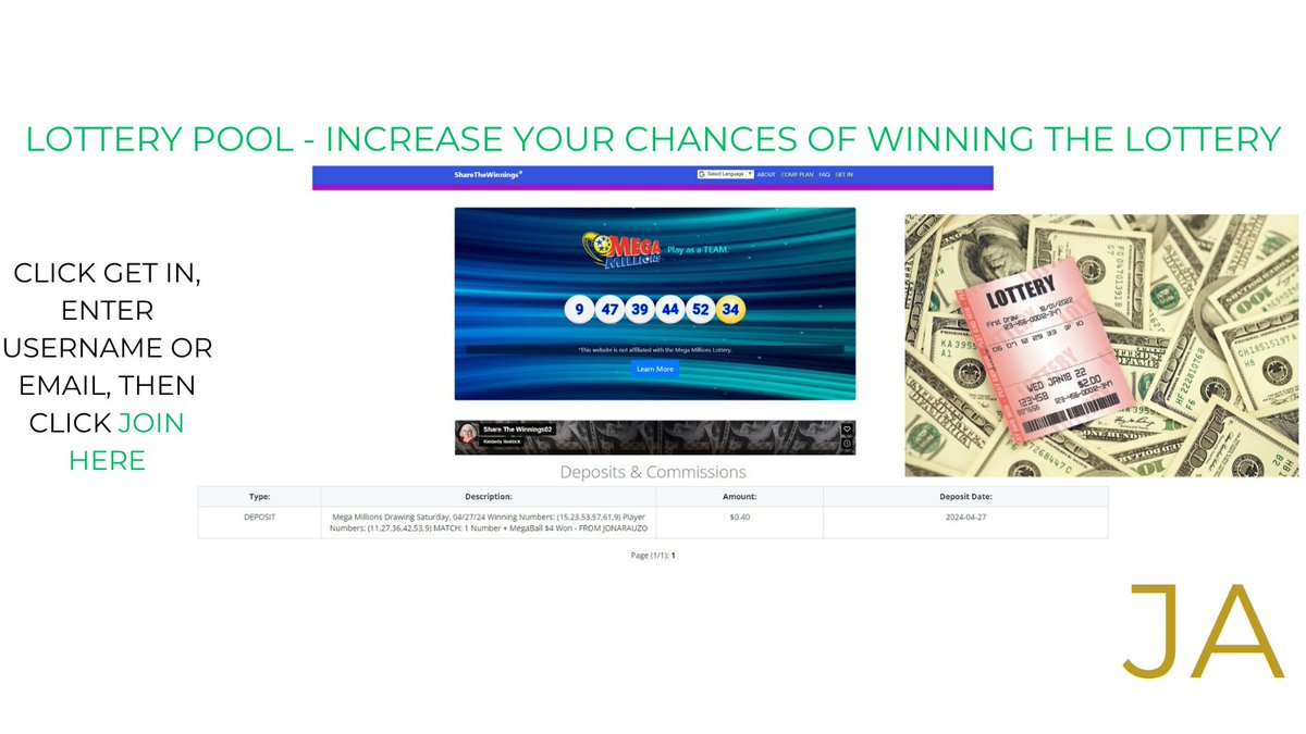 JonArauzo's tweet photo. Click here now:
https://t.co/pPKnOUsObr
ShareTheWinnings - Digital Lottery Pool - Get In Now
#online #lottery #lotterypool #wincash #winmoney https://t.co/O9qONqcKwD