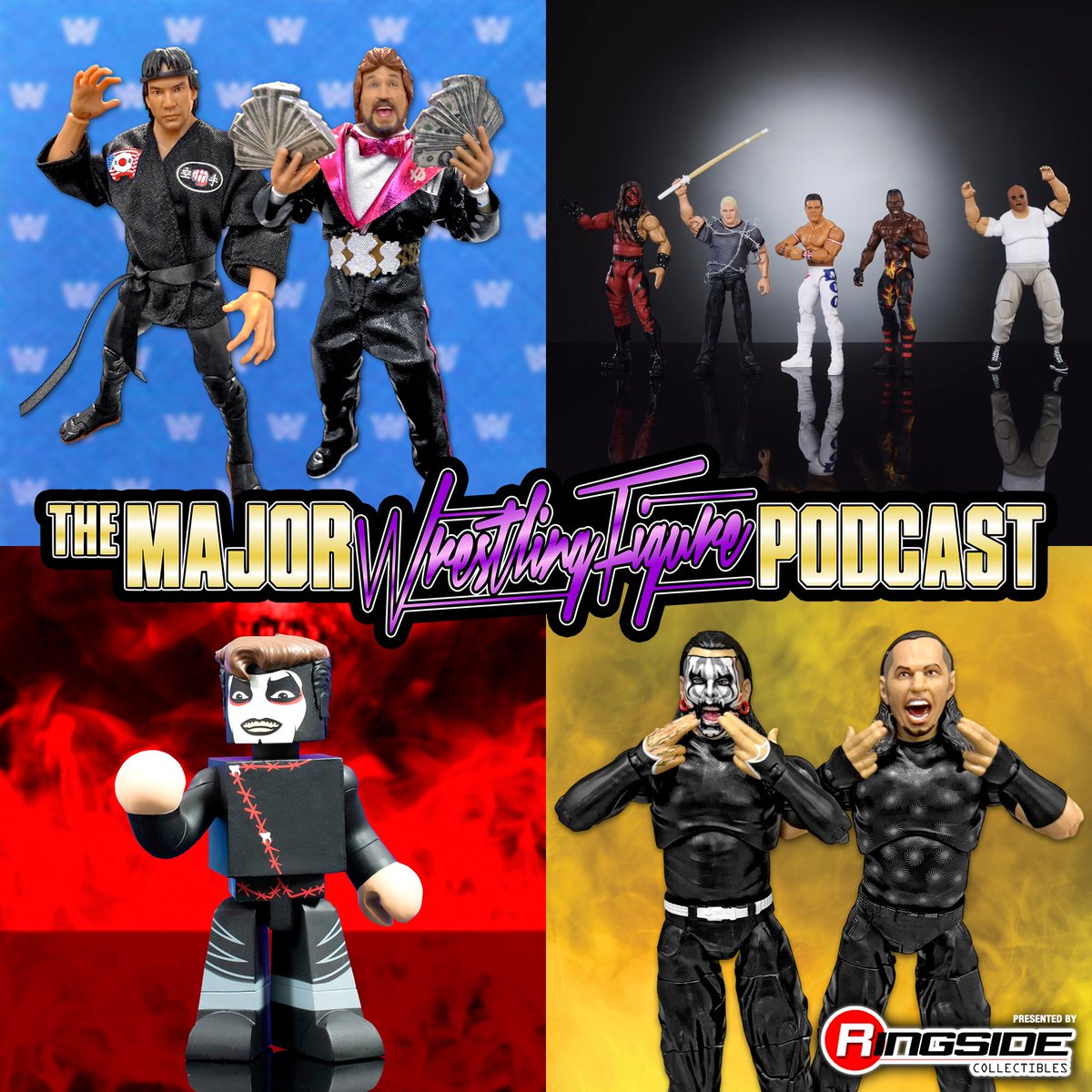 MajorWFPod's tweet image. DOWNLOAD THE LATEST EPISODE OF @MajorWFPod!

@TheMattCardona, @Myers_Wrestling &amp;amp; @MarkSterlingEsq talk @Mattel WWE Coliseum Collection Wave 5, MNW Wave 6 Elites, @CollectDST AEW Vinimates @DanhausenAD, @Jazwares AEW Unrivaled 16 &amp;amp; more!

RP TO ENTER TO WIN PRIZE FROM @RingsideC!