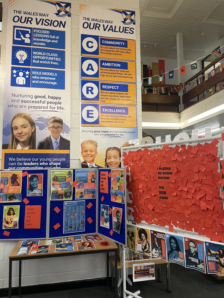 WalesHigh's tweet photo. Showing Racism the Red Card! 🟥🟥🟥 #redcardtoracism https://t.co/ALonVwCHEv