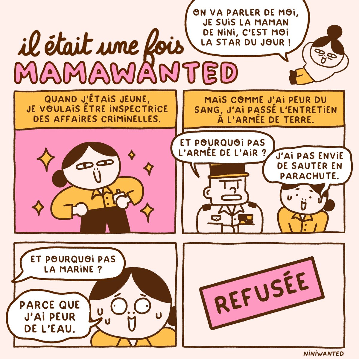 Niniwanted's tweet photo. Comment Mamawanted s’est retrouvée à faire les goodies de mon crowdfunding ? https://t.co/LuXaOkRgxA