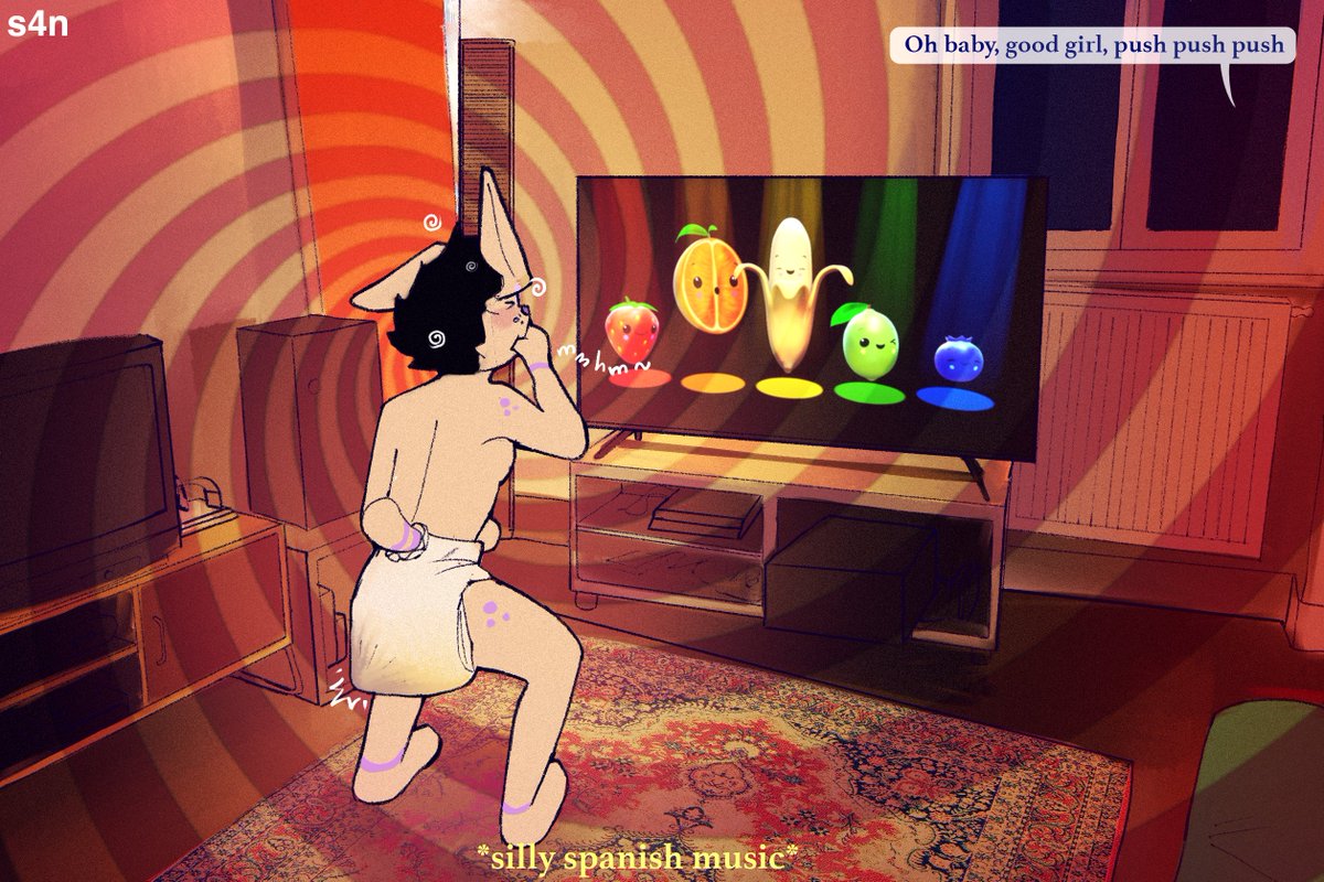 Dancing fruits are lit, especially for messing