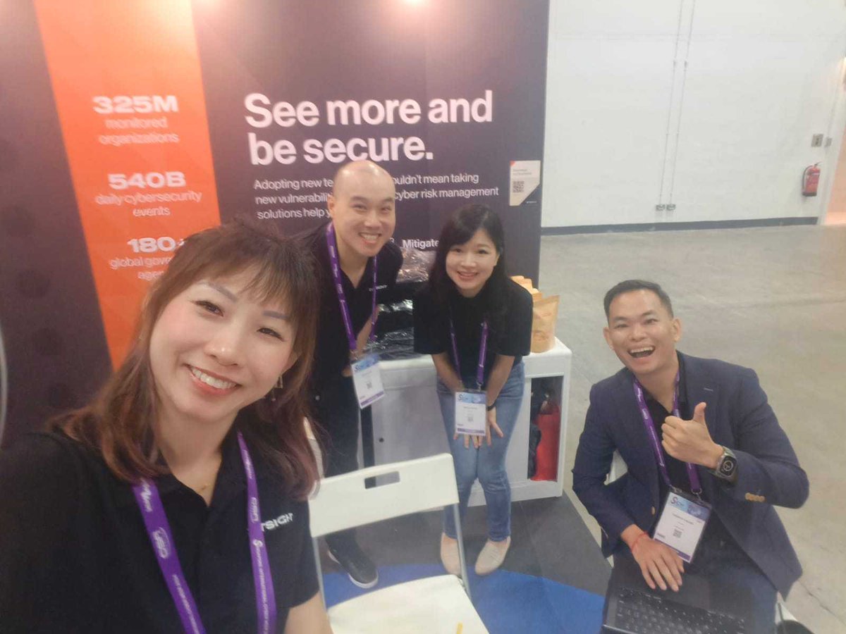 Bitsight's tweet image. Excited to see @Bitsight’s strong presence at #GovWare Singapore! 🌏🚀 We shared exclusive insights on advanced analytics, monitoring, and security ratings. Thanks to everyone who visited—let’s keep innovating to help you manage risks! 🎯 #GovWare2024 #Bitsight #Cybersecurity
