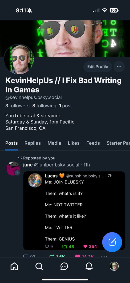 KevinHelpUs / I Fix Bad Writing In Games tweet media