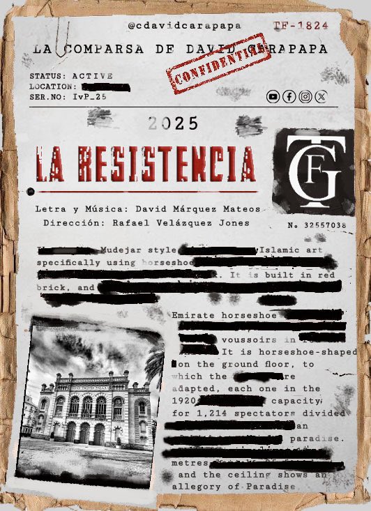 cdavidcarapapa's tweet photo. - La Resistencia -
Carnaval 2025 🎭 https://t.co/a7xP5Vqqt4