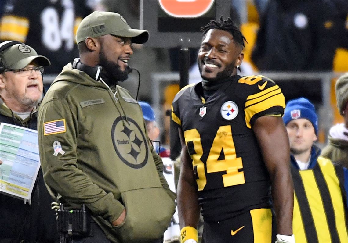 AB84's tweet photo. Honored to get back to Pittsburgh today

Made a lifetime of memories here 

Grateful for the City of Champions 🐝

@steelers https://t.co/LvrckwlScG