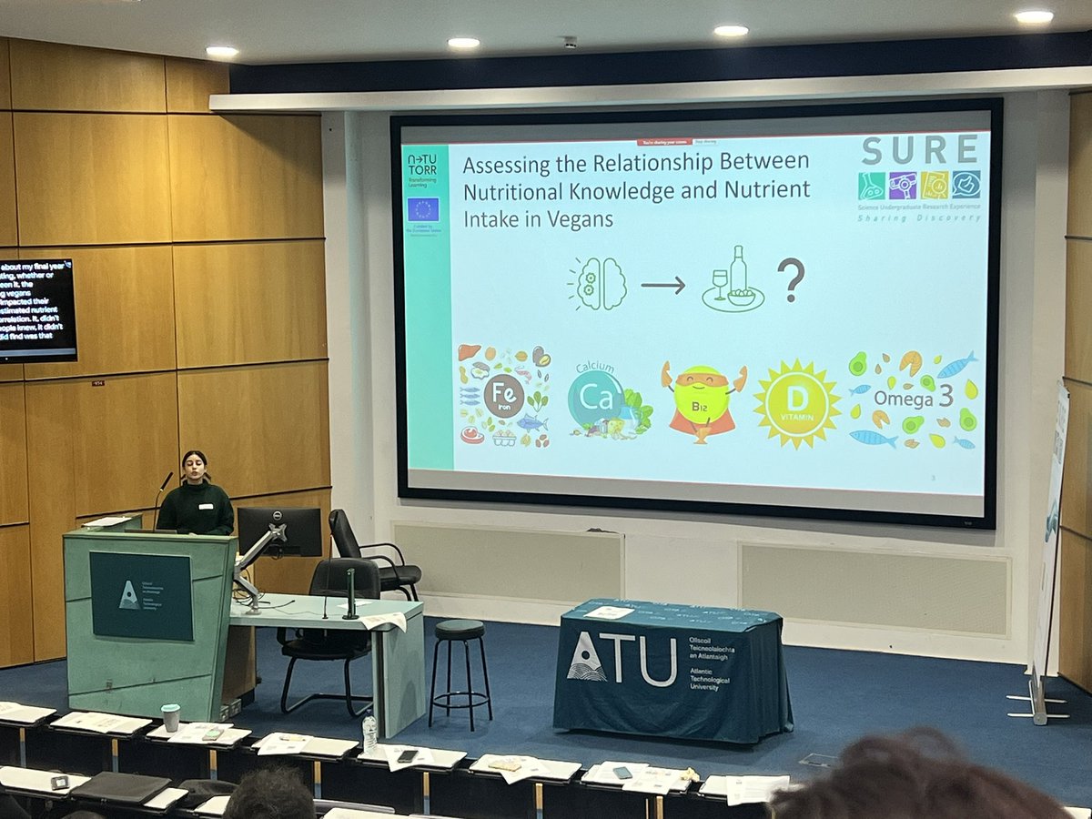Paula Conroy. BSc, PhD, RNutr. (@paulamhc) on Twitter photo A huge congratulations to all of our wonderful BSc Public Health Nutrition students (soon to be graduates). A very proud moment today, to see you all present your FYP work so confidently and offer advice for future PHN FYPs at the #sure2024conference <a href="/ATU_GalwayCity/">ATU Galway City</a>. A huge congratulations to all of our wonderful BSc Public Health Nutrition students (soon to be graduates). A very proud moment today, to see you all present your FYP work so confidently and offer advice for future PHN FYPs at the #sure2024conference <a href="/ATU_GalwayCity/">ATU Galway City</a>.