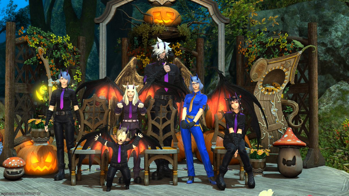 NaoFF144's tweet photo. イベントでいっぱい遊んできた👻

最初のSSはさぁ～遊ぶで～‼
最後のSSは遊び過ぎの朝帰り風～‼
( *´艸｀)

＃FF14　#守護天節2024 https://t.co/kInKSyPFn1