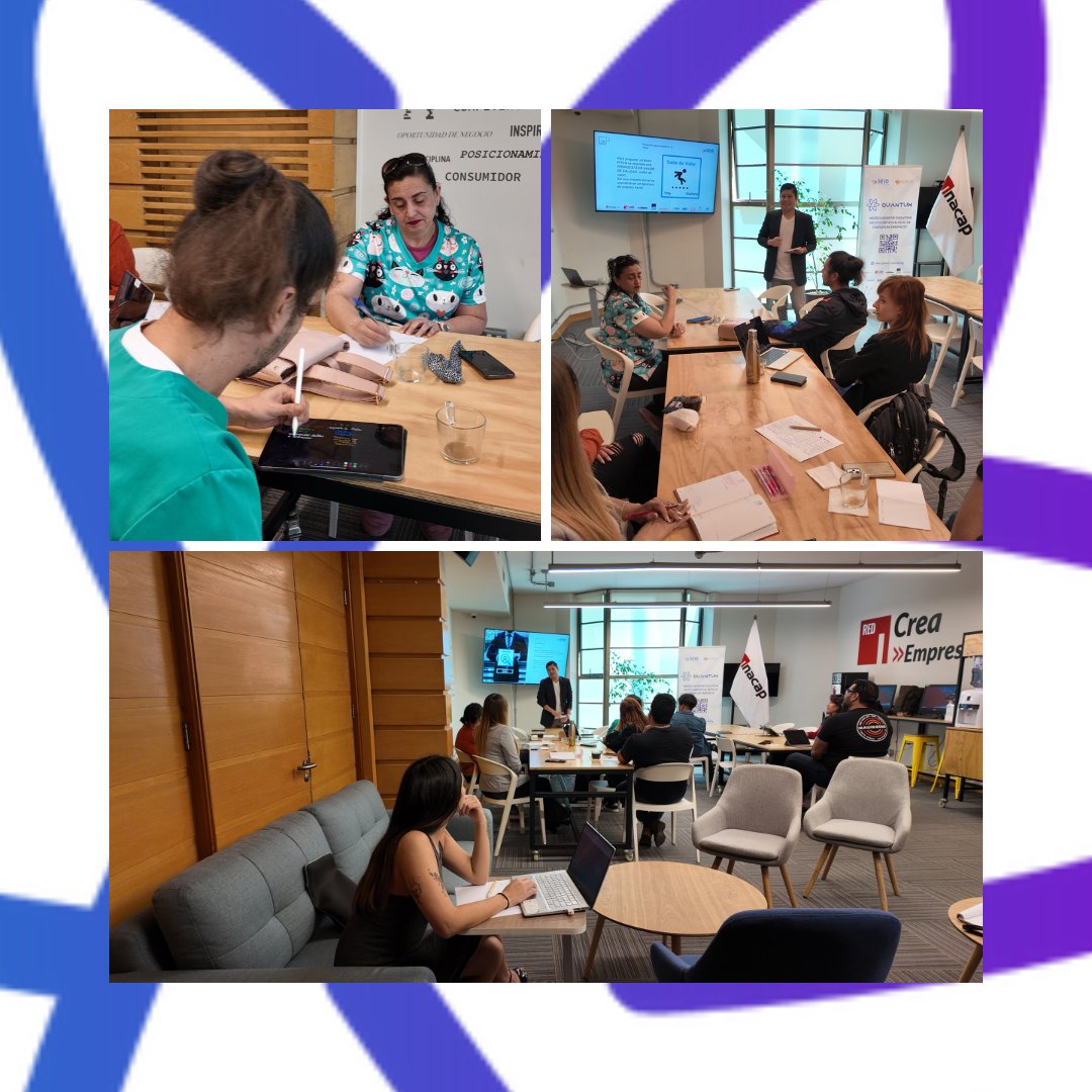Seidgc's tweet photo. 🚀 Ayer en Quantum se realizó el taller 10: Narrativas de Propuesta de Valor. 💡 Emprendedores exploraron cómo usar storytelling para generar conexiones clave con clientes e inversionistas en el mundo de la innovación. 🌱✨ #ViralizaQuantum #Iquique 
@CorfoTarapaca https://t.co/8OSnLrRWe6
