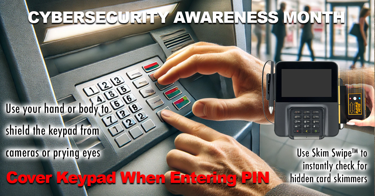 Scott Schober (@scottbvs) on Twitter photo CYBERSECURITY AWARENESS-Â Cover Keypad When Entering PIN in on ATMÂ
bvsystems.com/product/skim-s…
#Cybersecurity #ATM #BANK #CreditCard #Fraud #CyberAware #InfoSec #CyberThreat #ProtectYourInfo #PrivacyMatters #CyberDefense <a href="/BVSystems/">Wireless + Cybersecurity Expertise</a> <a href="/HackedAgainBook/">Senior Cyber & other cybersecurity books</a> CYBERSECURITY AWARENESS-Â Cover Keypad When Entering PIN in on ATMÂ
bvsystems.com/product/skim-s…
#Cybersecurity #ATM #BANK #CreditCard #Fraud #CyberAware #InfoSec #CyberThreat #ProtectYourInfo #PrivacyMatters #CyberDefense <a href="/BVSystems/">Wireless + Cybersecurity Expertise</a> <a href="/HackedAgainBook/">Senior Cyber & other cybersecurity books</a>