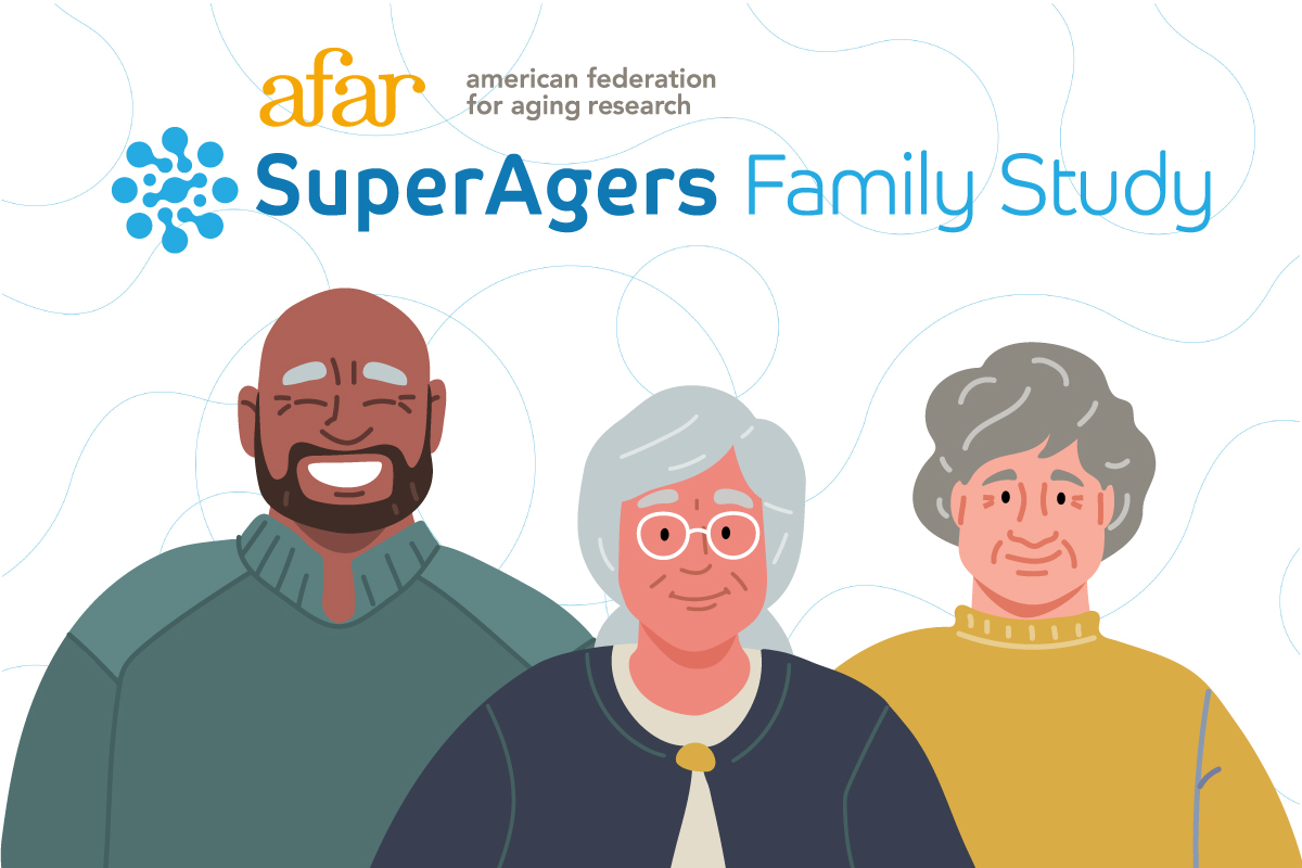 Seeking #SuperAgers aged 95+, their adult child, &amp; that child’s partner, for a #researchstudy to build a #databank for investigators working to prevent or treat age-related diseases &amp; conditions.  Learn more at superagersstudy.org