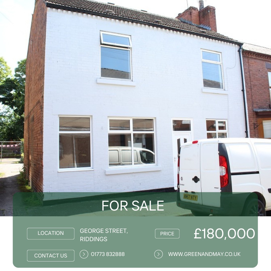 GreenAndMay's tweet image. For Sale: Traditional Semi-Detached Home - Spacious and Move-In Ready! 📷

#Riddings DE55 4BH
£180,000
Full details and photographs 📷: greenandmay.co.uk/property/?ref=…
01773 832888 to view this property