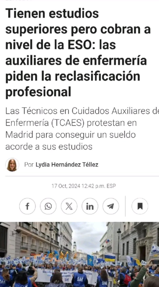 Profesionales discriminados en cuanto a reclasificacion👀
