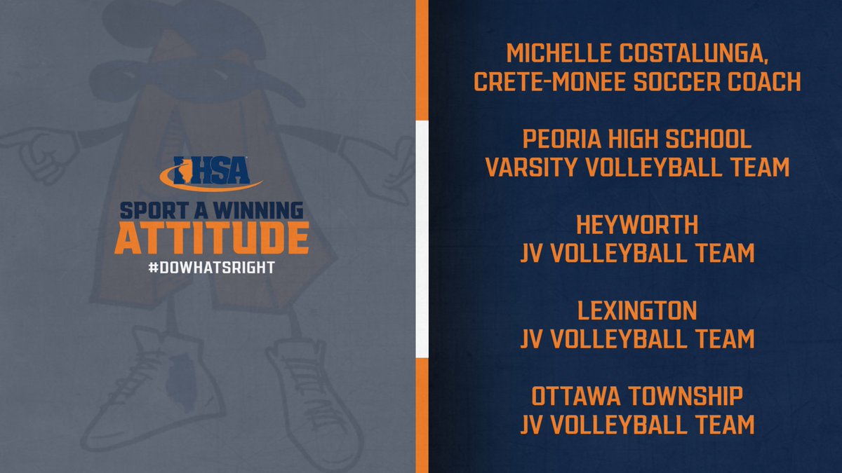 IHSAddATude's tweet image. It’s National Sportsmanship Week! Thank you to these individuals and teams for their displays of #sportsmanship recently, and thank you to the @IHSAOfficials for recognizing them! #DoWhatsRight