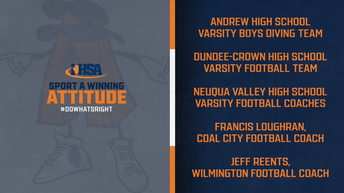 IHSAddATude's tweet image. It’s National Sportsmanship Week! Thank you to these individuals and teams for their displays of #sportsmanship recently, and thank you to the @IHSAOfficials for recognizing them! #DoWhatsRight