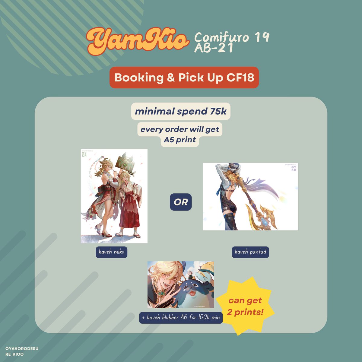 Oyakorodesu's tweet photo. Will open P0 tmrw at 19th only for 4 days!
this is a sneak peek~
#comifuro19 https://t.co/nKLwlSdc9S
